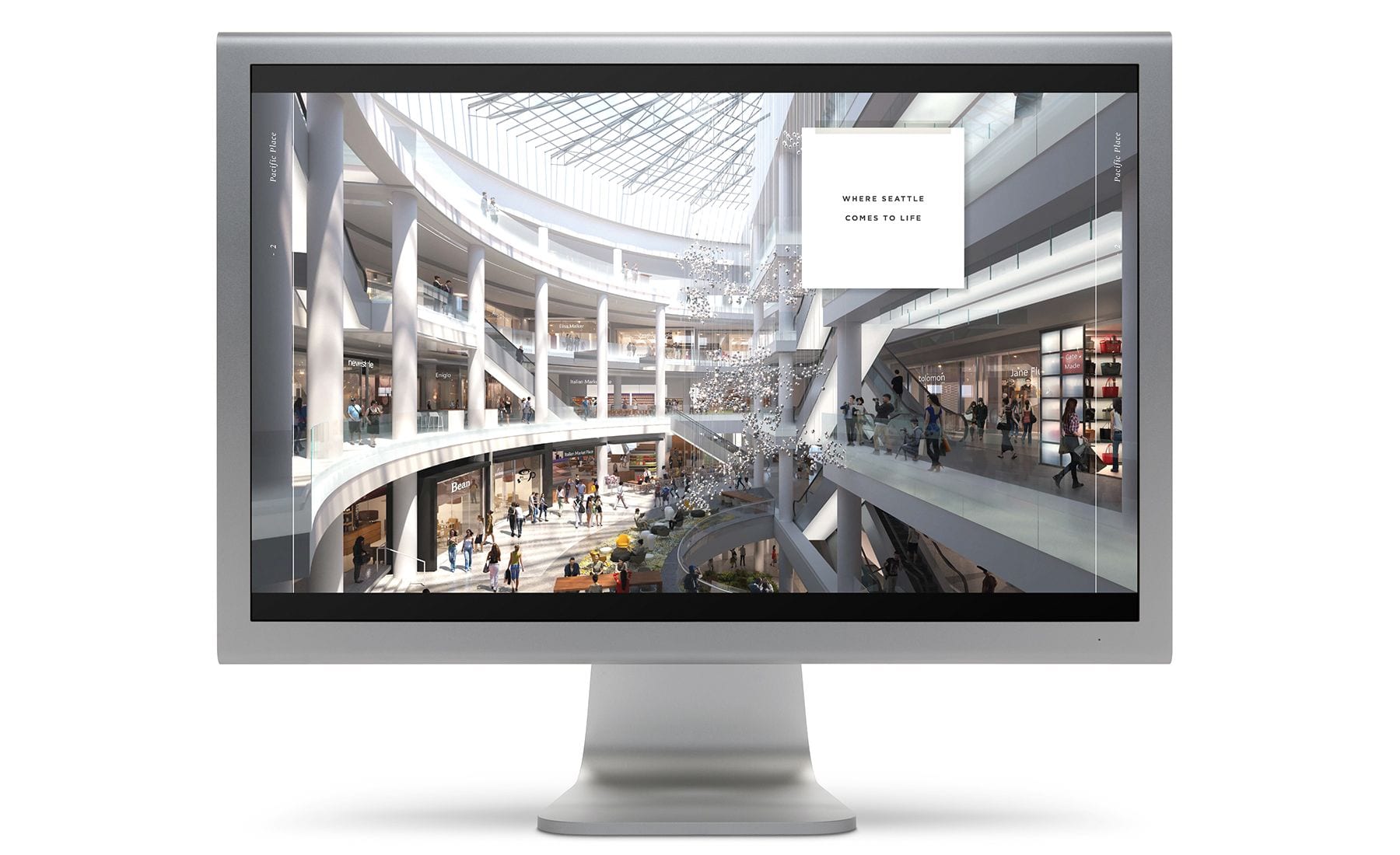 Seattle, Pacific Place, House of Current, Atlanta, Shopping Center, Retail, Fashion, Design, Creative, Advertising, Advertising Agency, Storytelling, Leasing Brochure, Digital Leasing, Digital Pamphlet