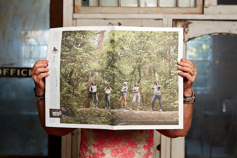 Central Park, New York, The Squirrel Census, Scott Lowden Photography, House of Current, Atlanta, Georgia, Advertising Agency, Photography, Art Direction, Newspaper Mailer