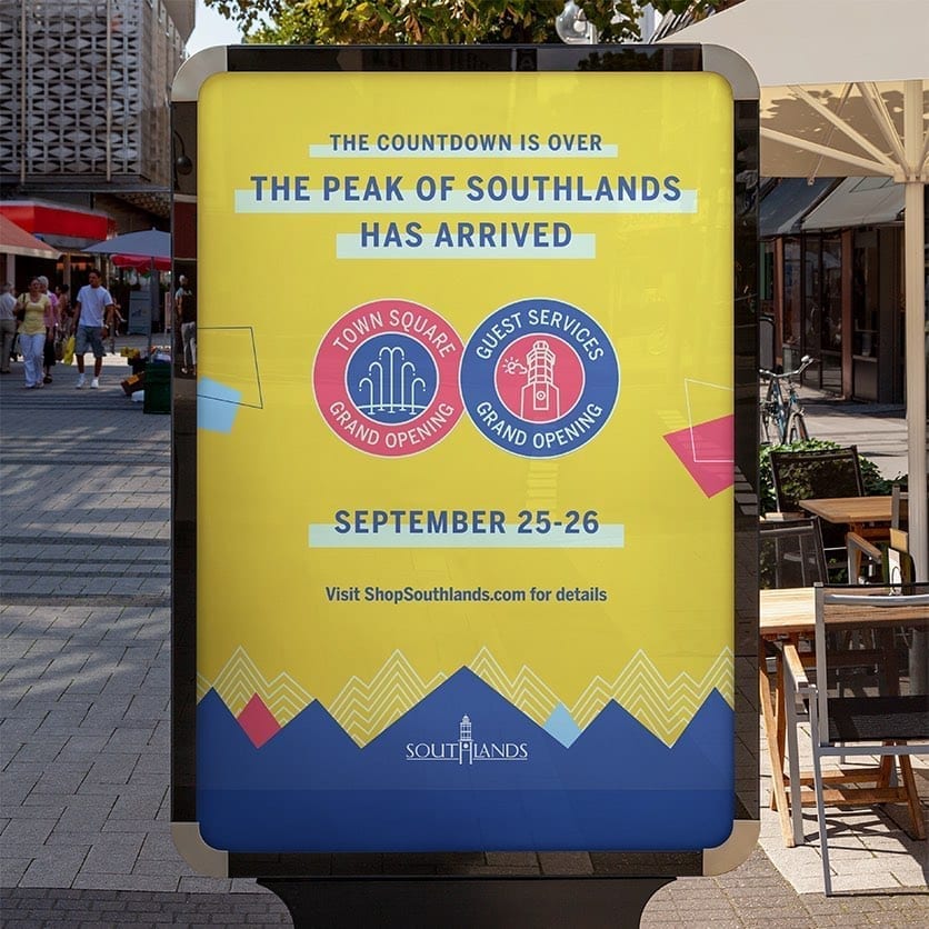 SLDS_poster Aurora, Colorado, House of Current, Atlanta, Shopping Center, Retail, Fashion, Design, Creative, Advertising, Advertising Agency, Storytelling, Art Direction, Social, Redevelopment, Campaign, Redevelopment Campaign, barricade