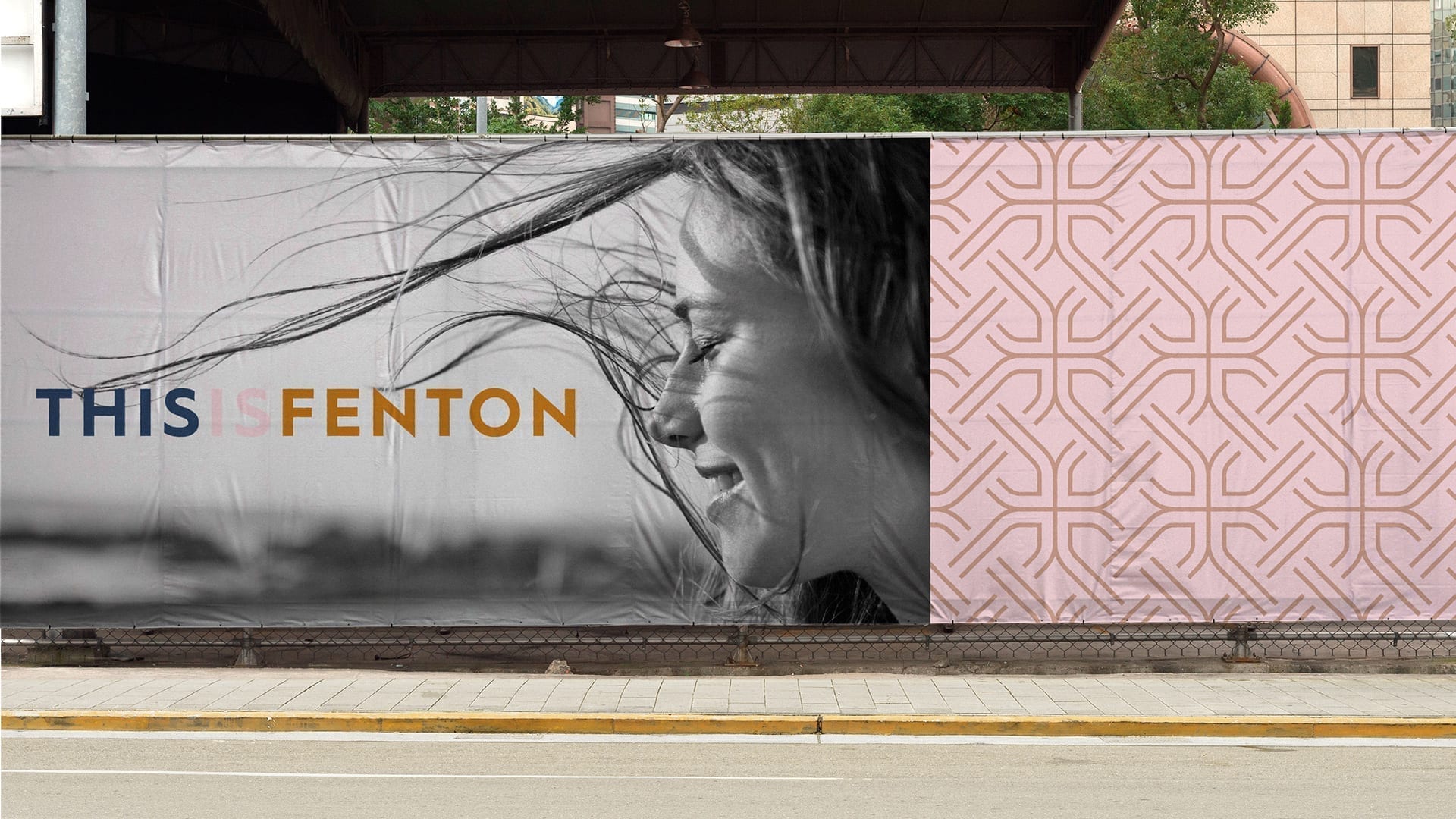 Fenton, Retail, Shopping, Multiuse, Cary NC, Barricade, Design, Advertising, Graphic Design