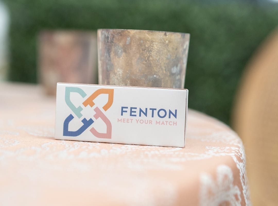 Fenton, Grand Opening, Multiuse, Design, Advertising, Graphics, Logo, Pattern, Match Book